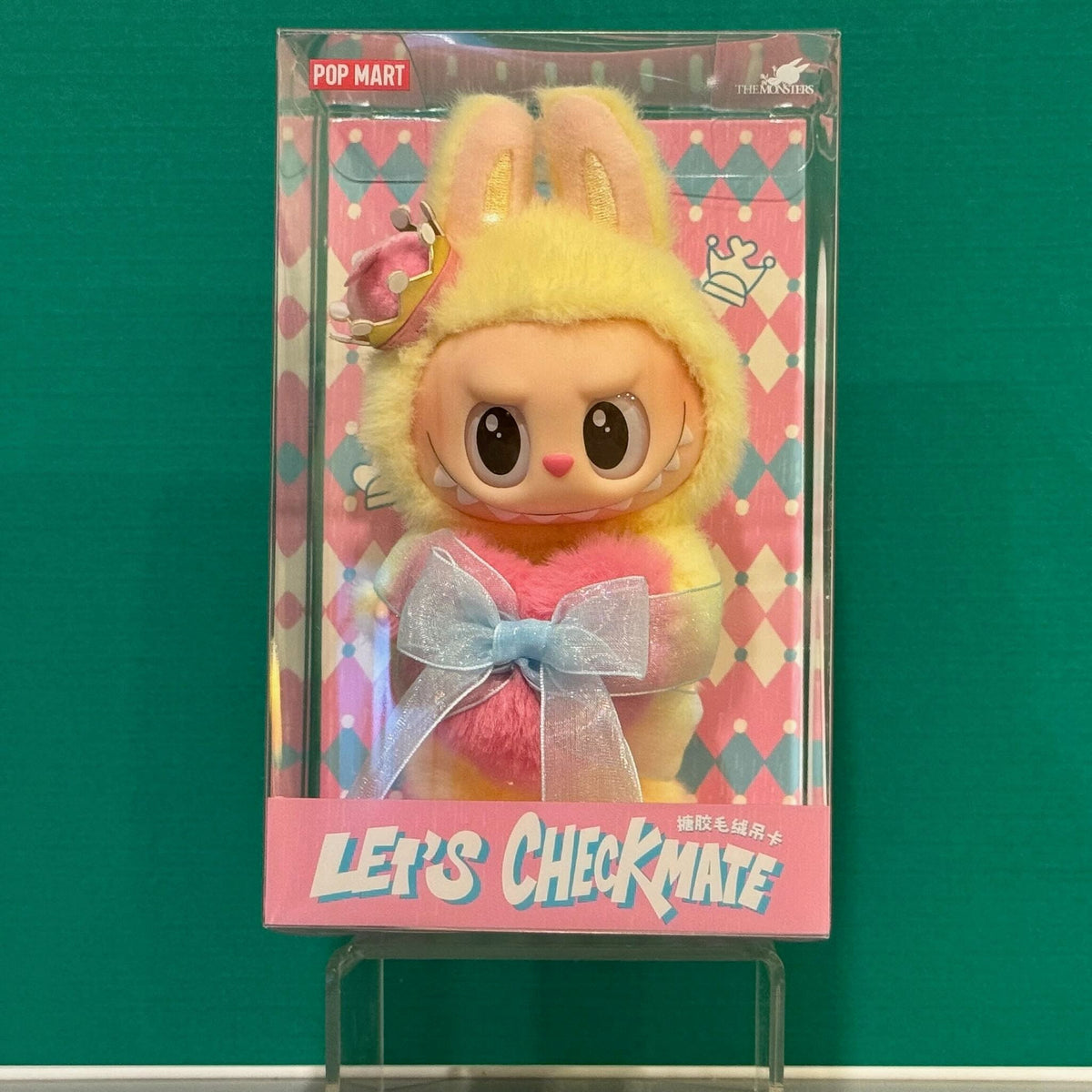THE MONSTERS Let's Checkmate Series - Vinyl Plush Hanging Card