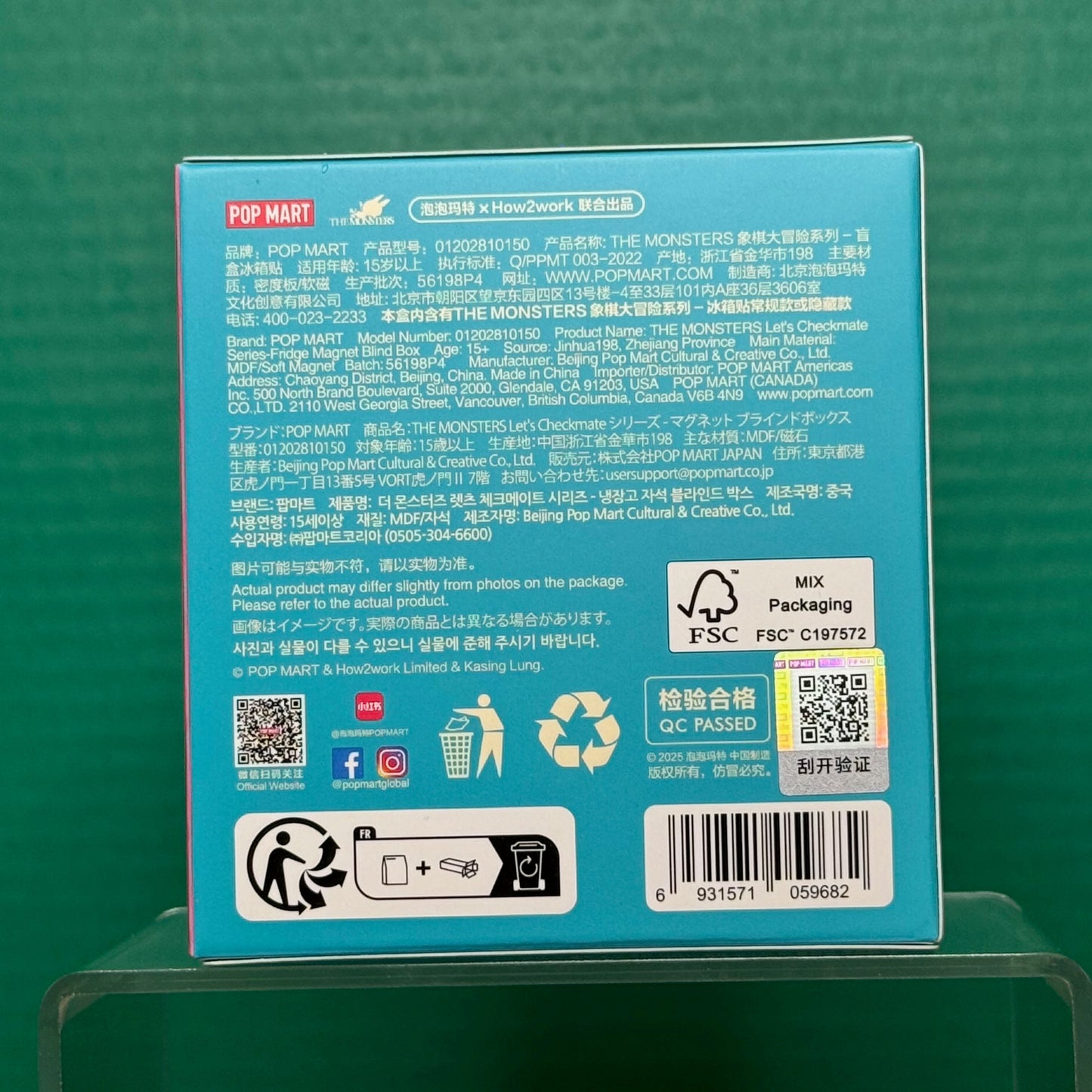 THE MONSTERS Let's Checkmate Series - Magnet Blind Box