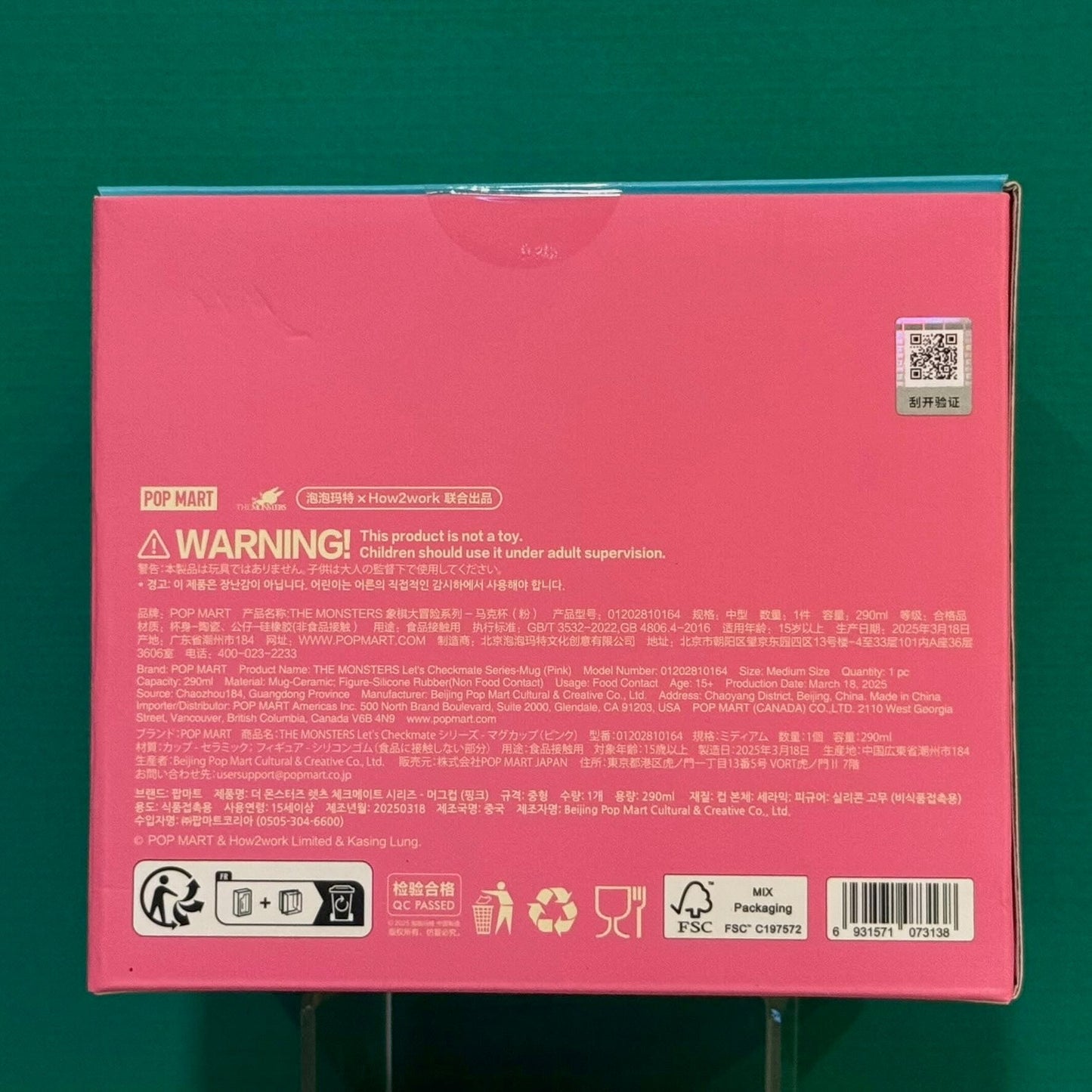 THE MONSTERS Let's Checkmate Series - Mug