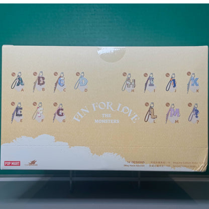 THE MONSTERS Pin for Love Series- Letter Pendant Blind Box (A-M)