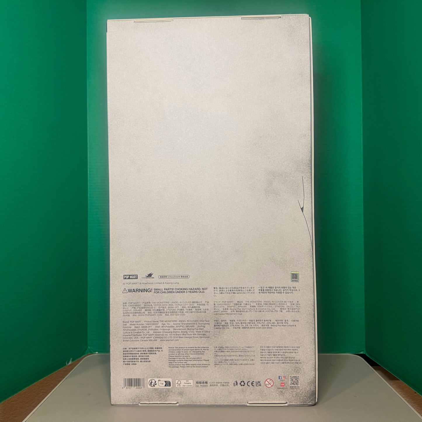 THE MONSTERS - ANGEL IN CLOUDS Vinyl Face Doll